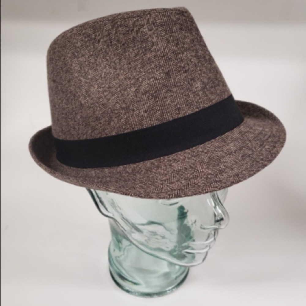 Tweed Fedora Hat Unisex Men’s Women’s Wool Blend All Seasons NWT